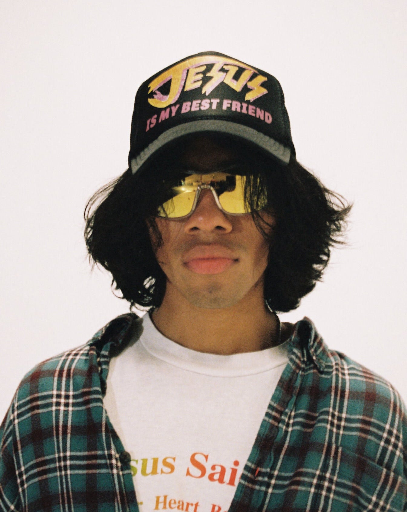 "JESUS IS MY BESTFRIEND" TRUCKER HAT