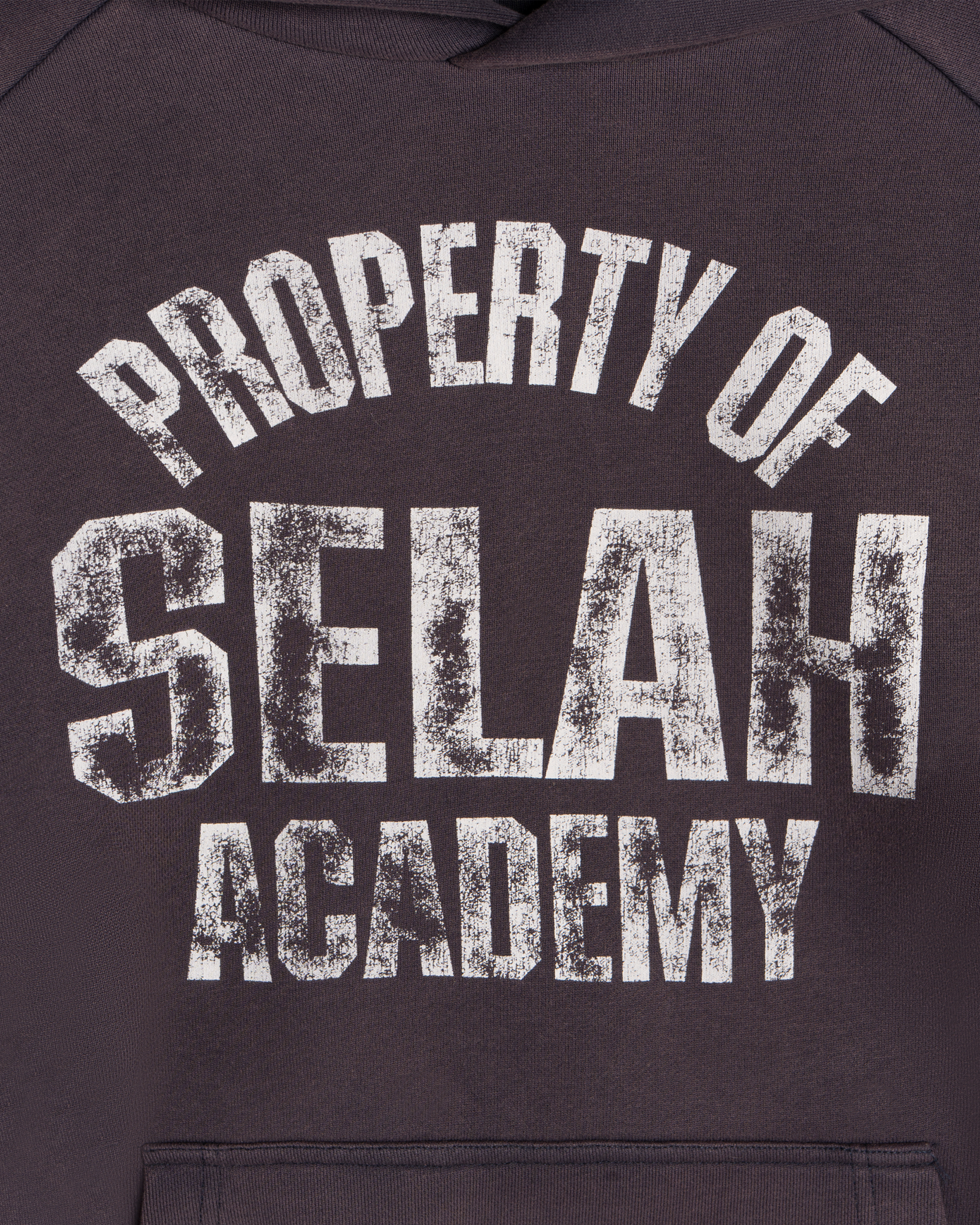 "ACADEMY" AGED RAGLAN HOODIE