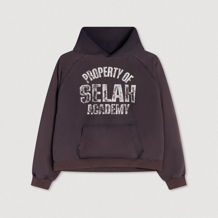"ACADEMY" AGED RAGLAN HOODIE
