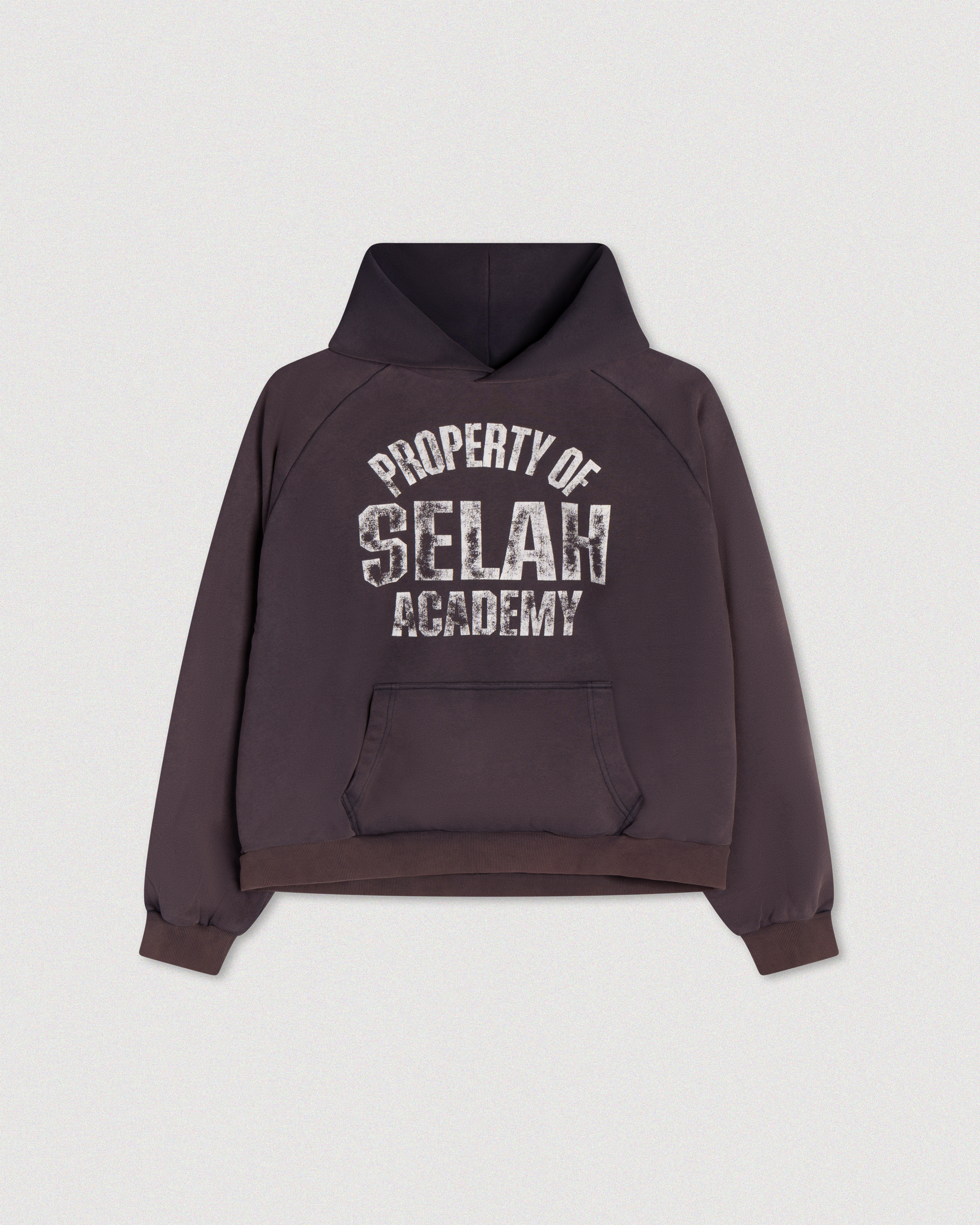 "ACADEMY" AGED RAGLAN HOODIE