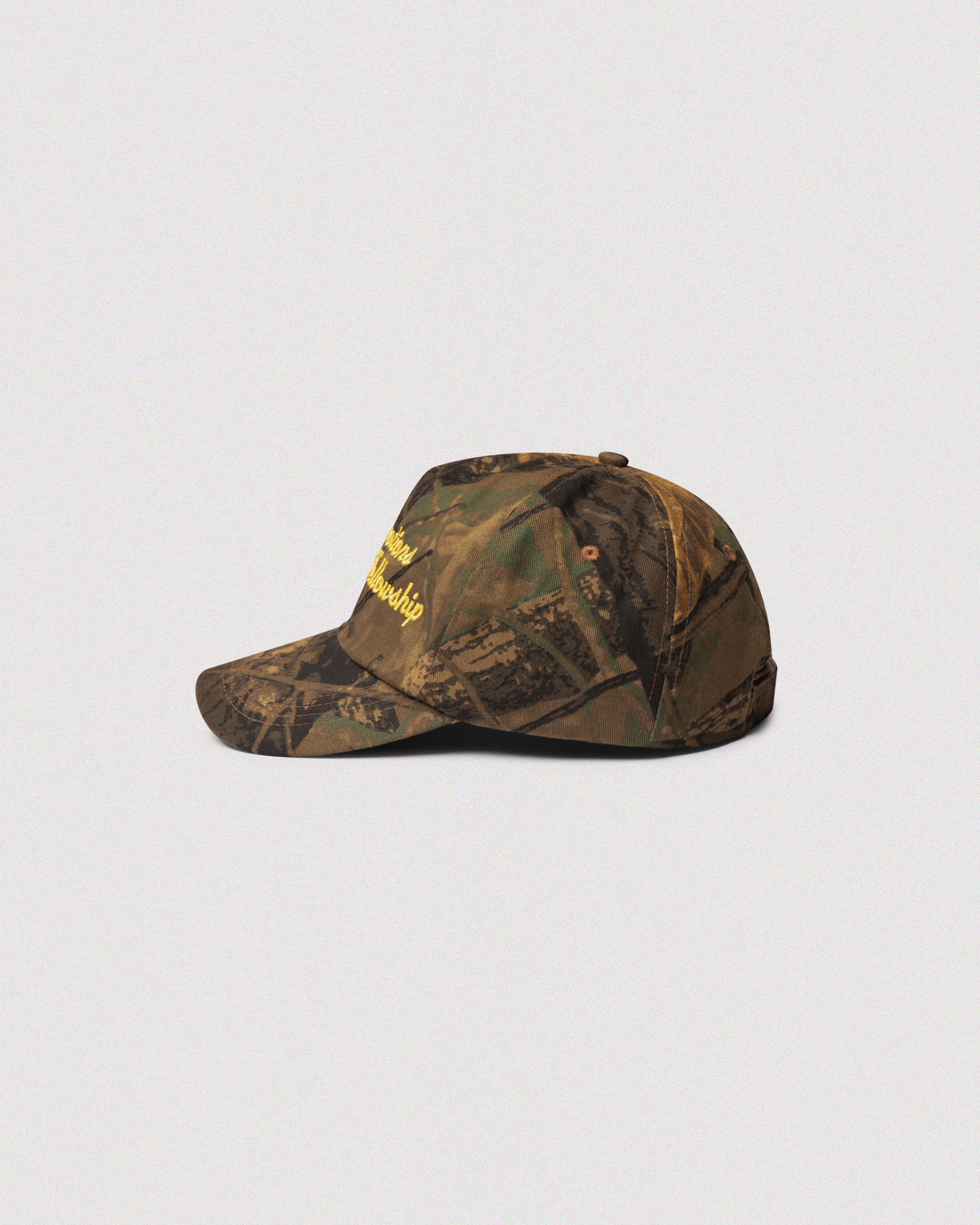 "NEW DEVOTIONS" CAMO 5 PANEL HAT