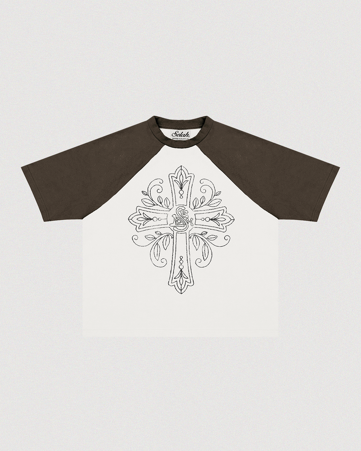 "CRUCIFIX" RAGLAN TEE
