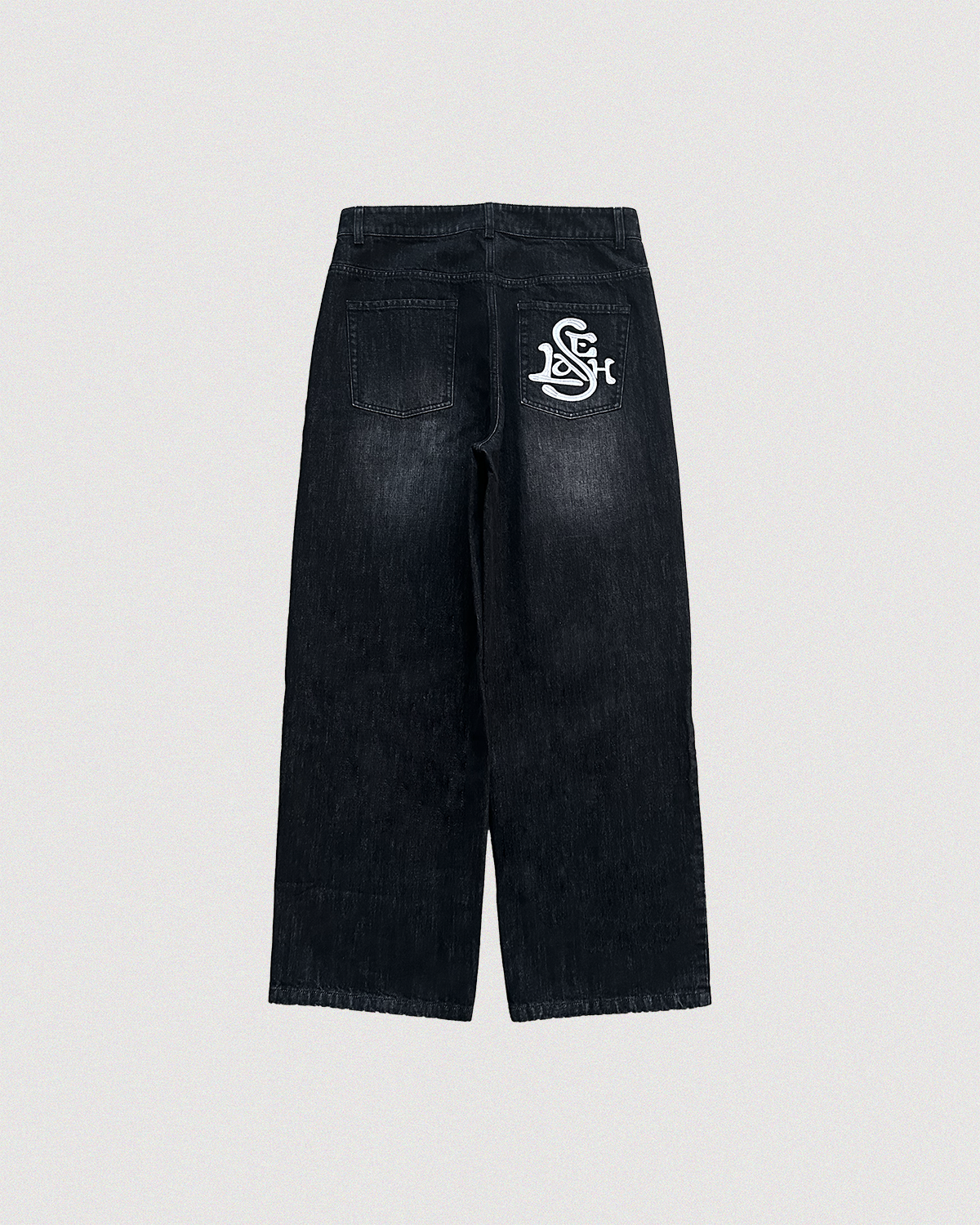 "LOGO" RELAXED DENIM