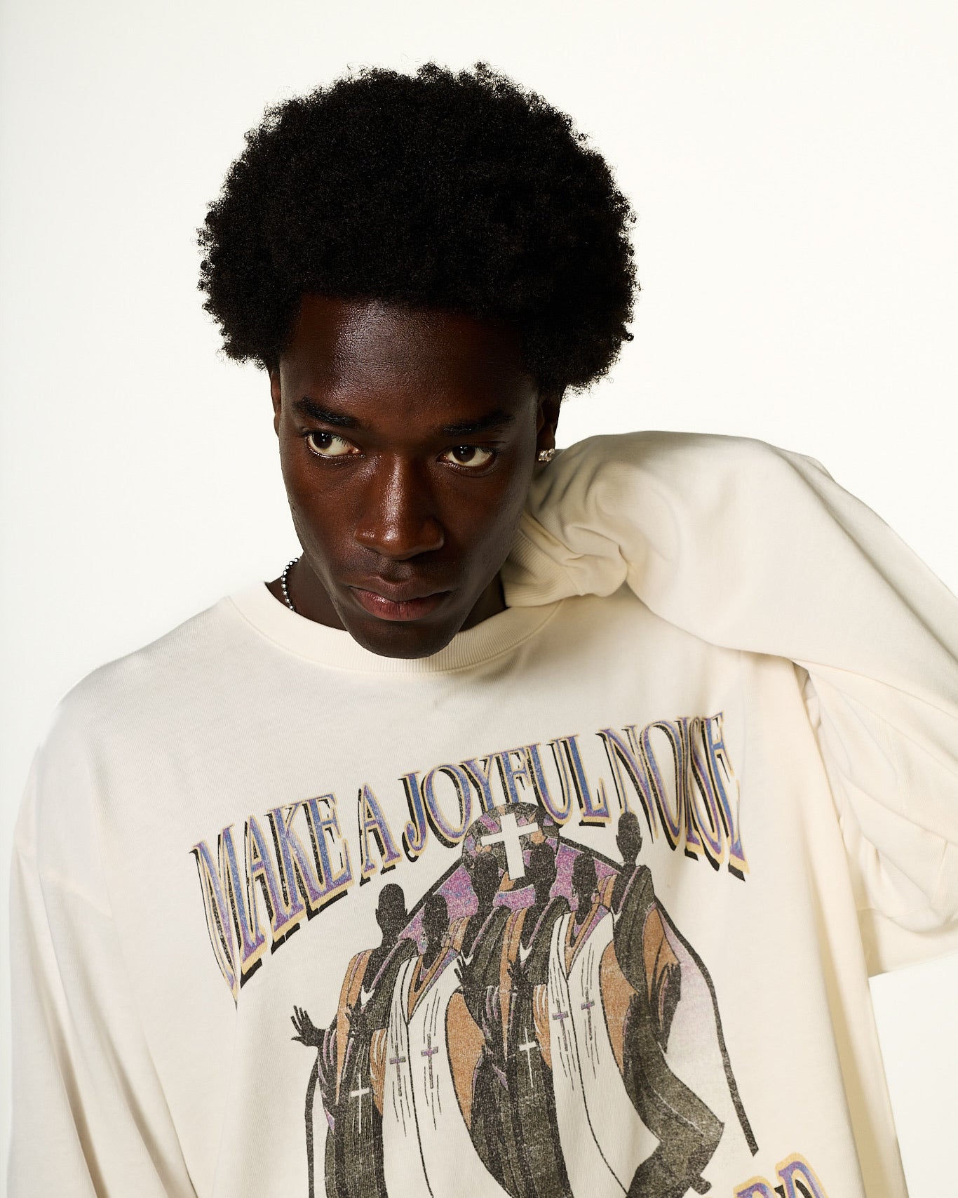 "JOYFUL NOISE" LONG SLEEVE TEE