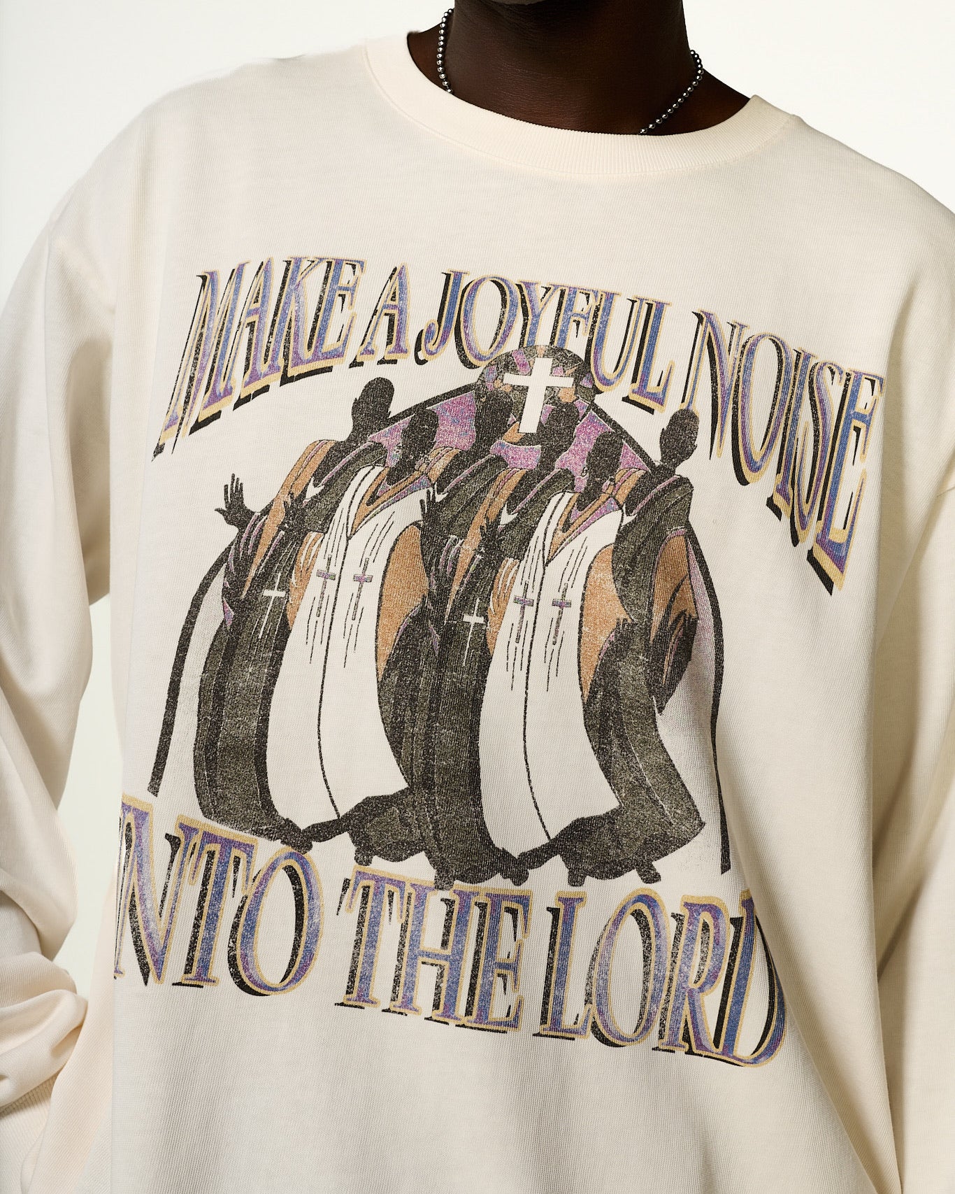 "JOYFUL NOISE" LONG SLEEVE TEE