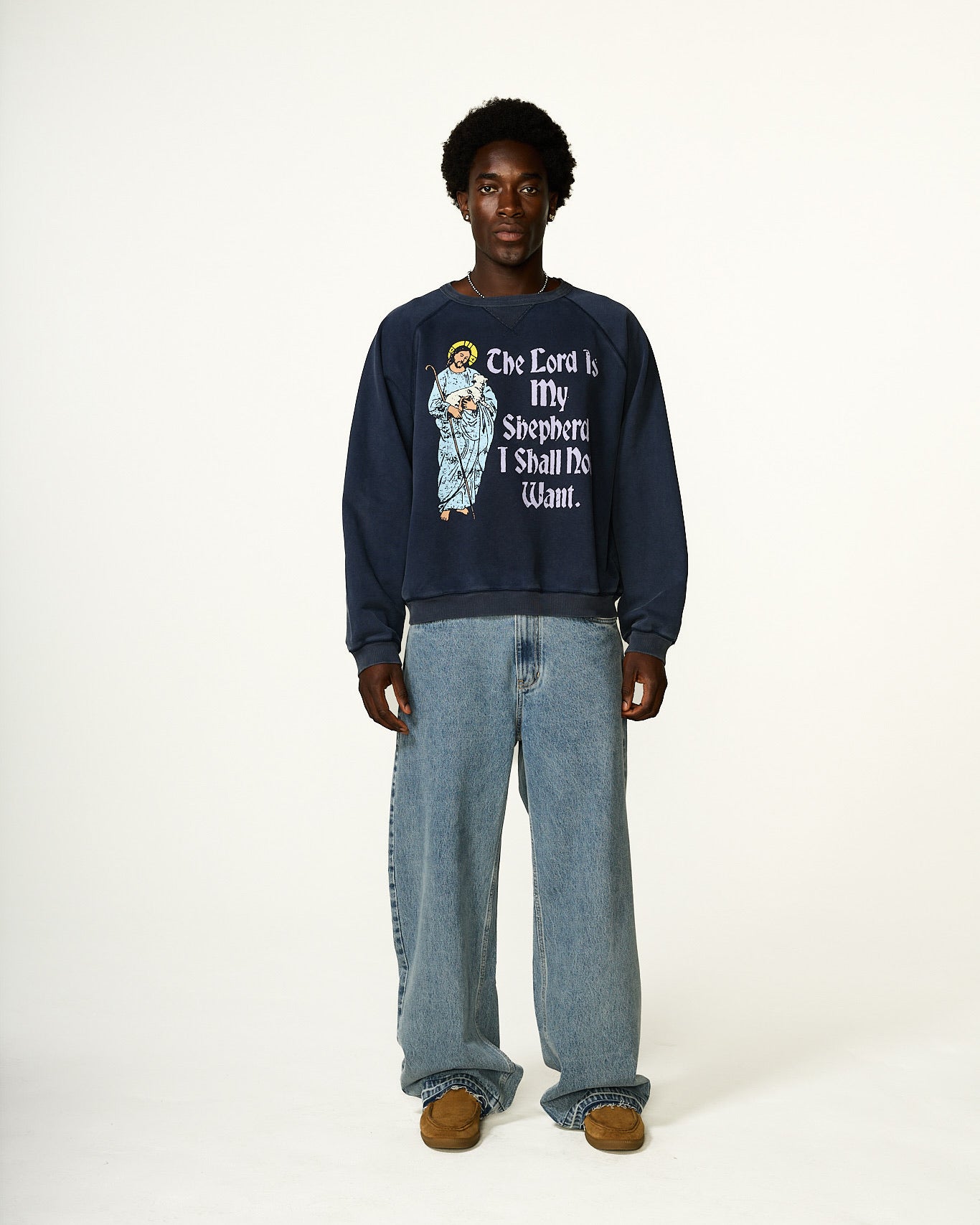 "SHEPHERD" 50'S RAGLAN CREWNECK