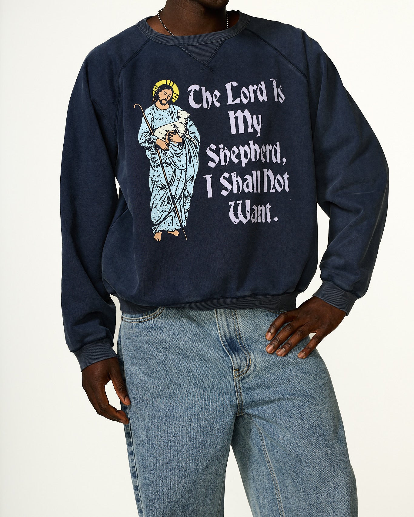"SHEPHERD" 50'S RAGLAN CREWNECK
