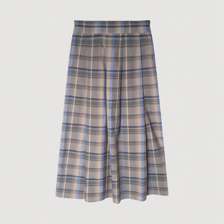 "ESTHER" OVERSIZED PLAID SKIRT