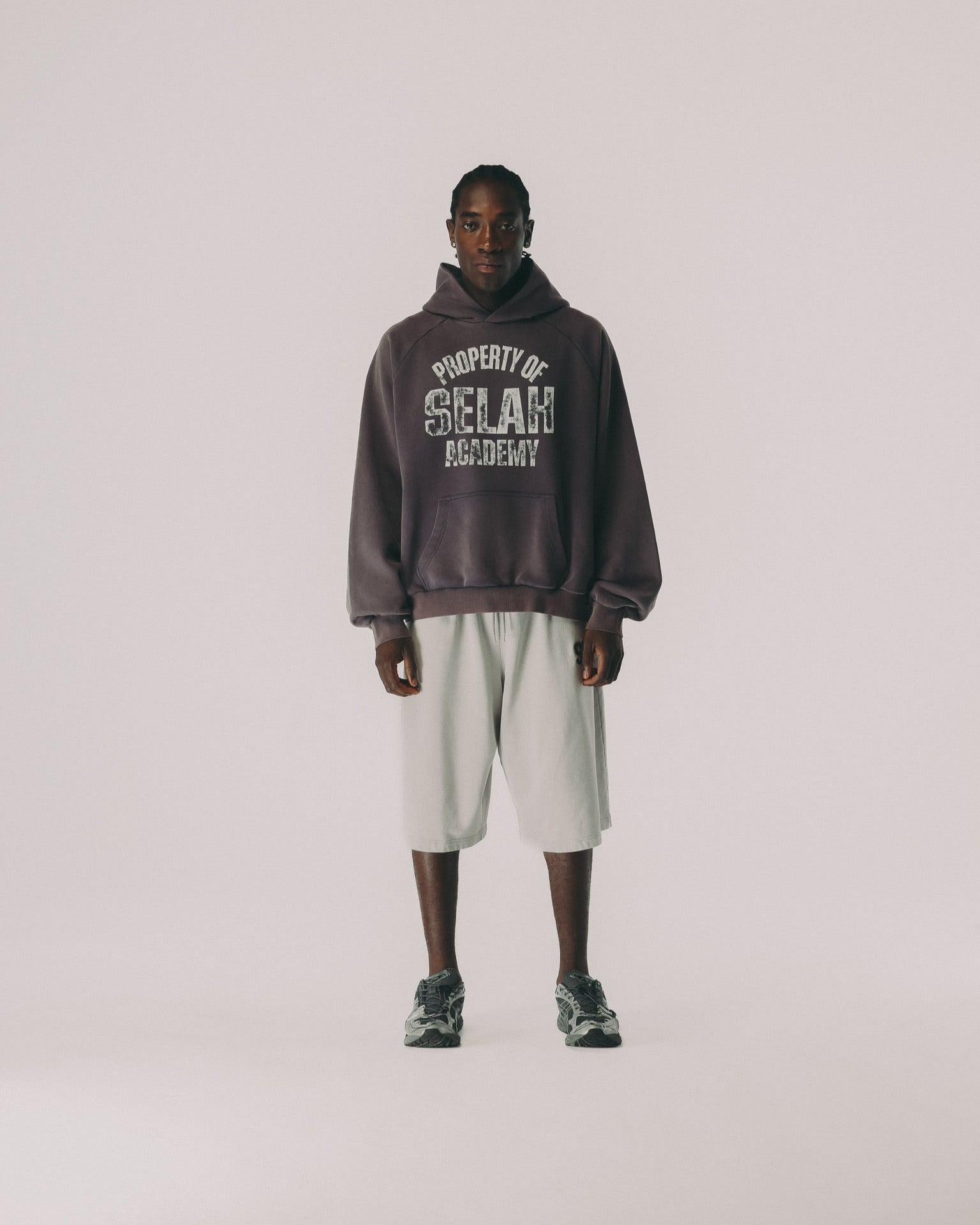 "ACADEMY" AGED RAGLAN HOODIE