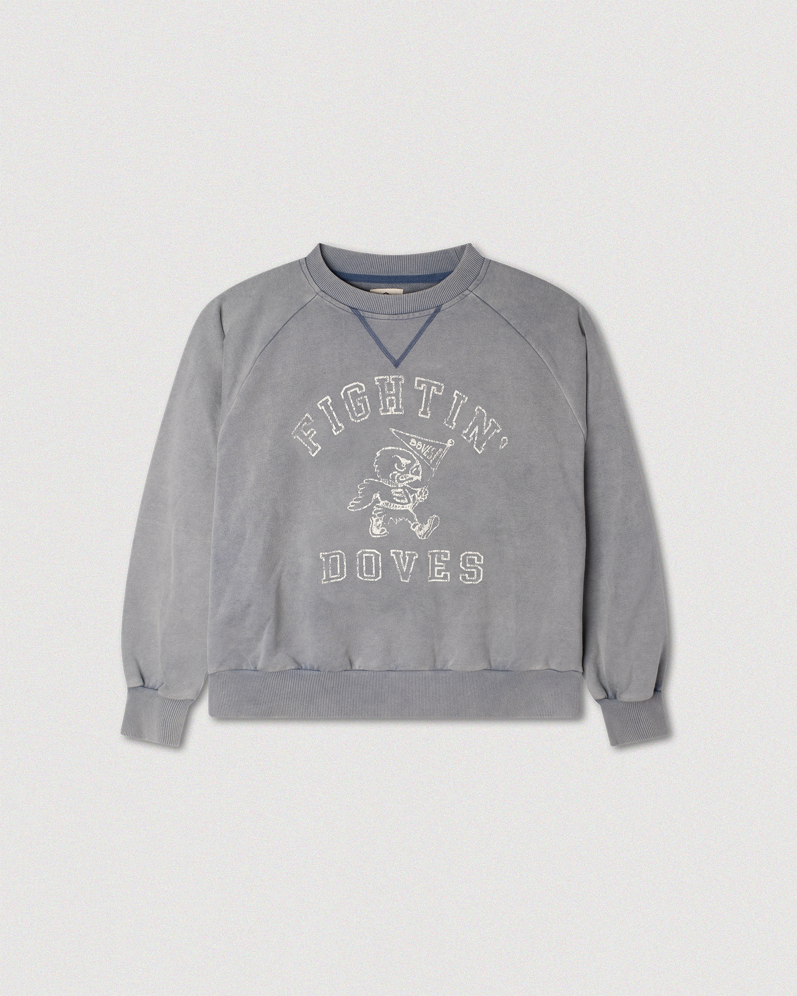 "FIGHTIN' DOVES" VINTAGE RAGLAN CREWNECK