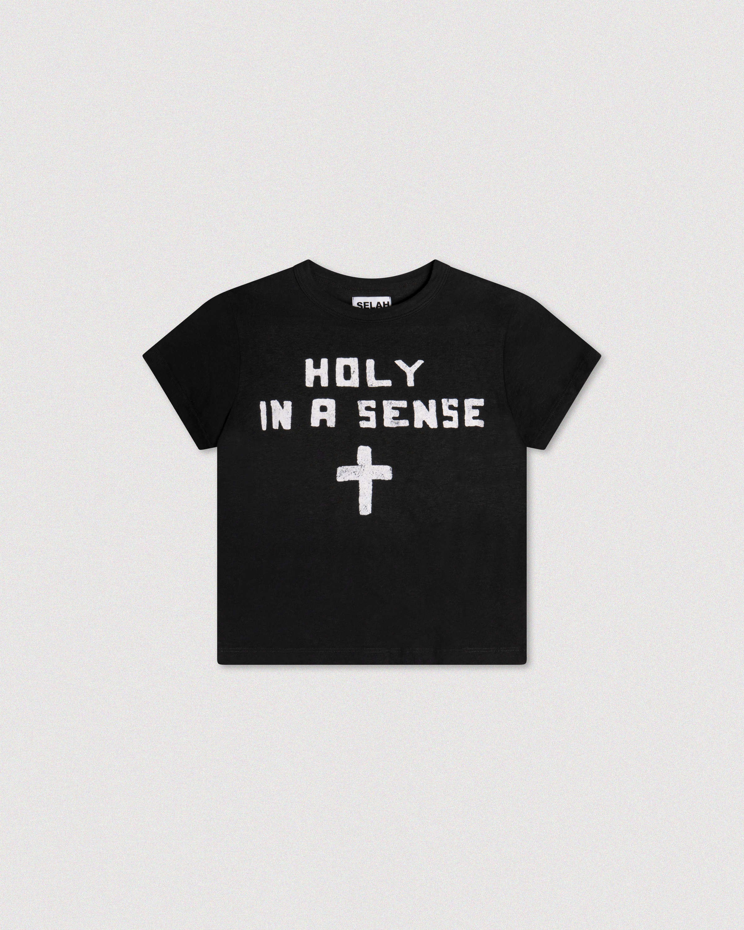 "HOLY IN A SENSE" PETITE TEE