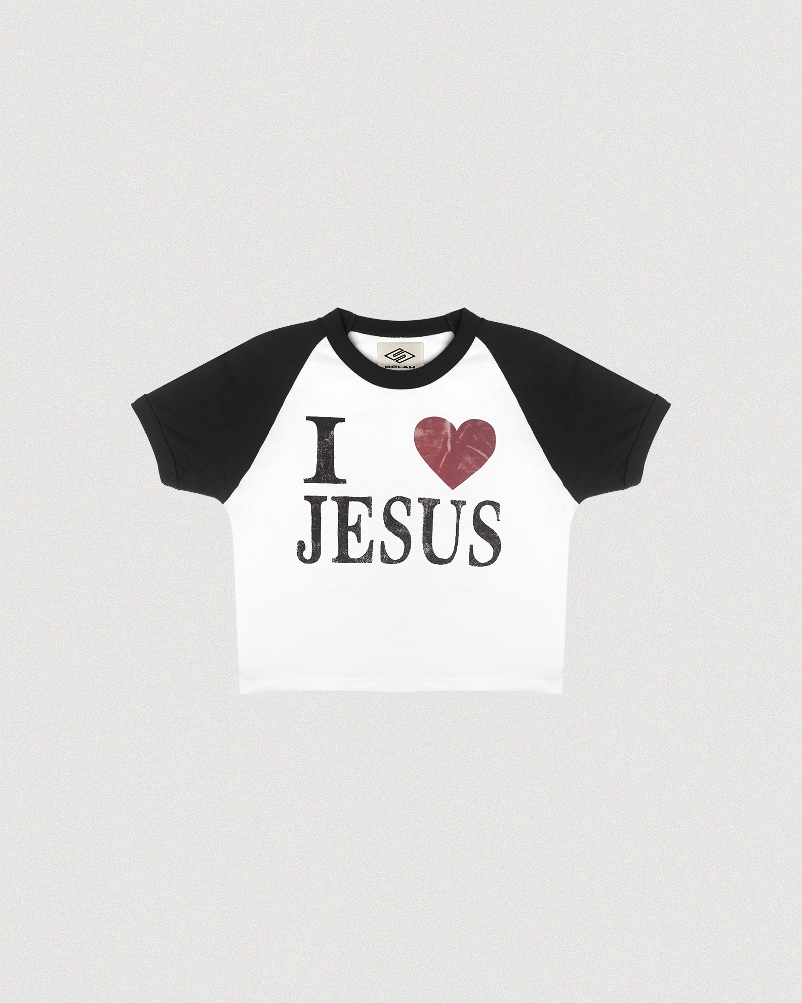 "I <3 JESUS" RAGLAN BABY TEE
