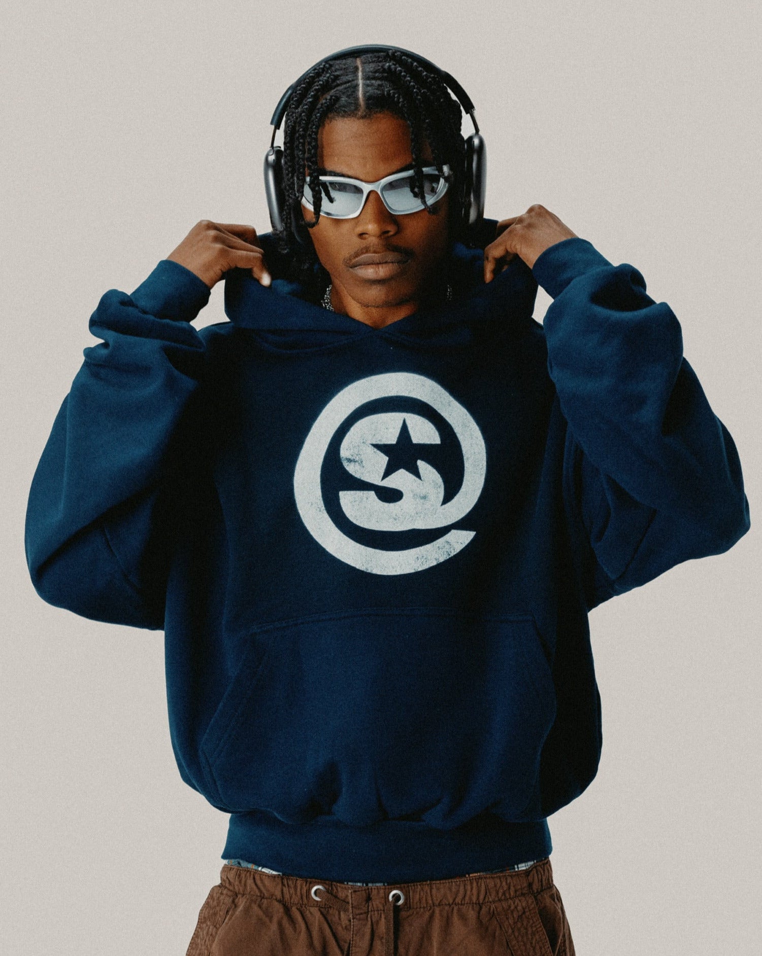 "WEB SURFER" TERRY HOODIE