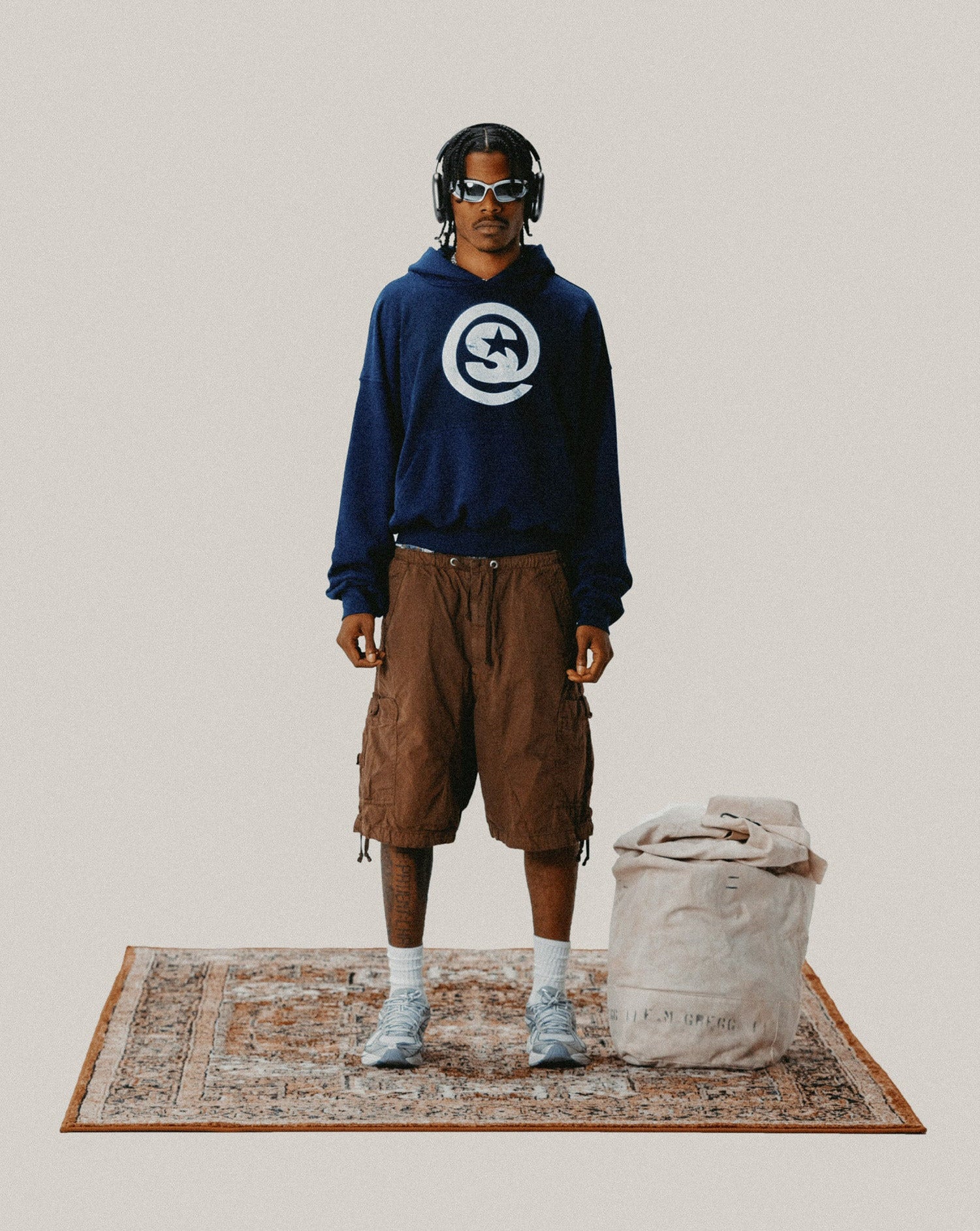 "WEB SURFER" TERRY HOODIE