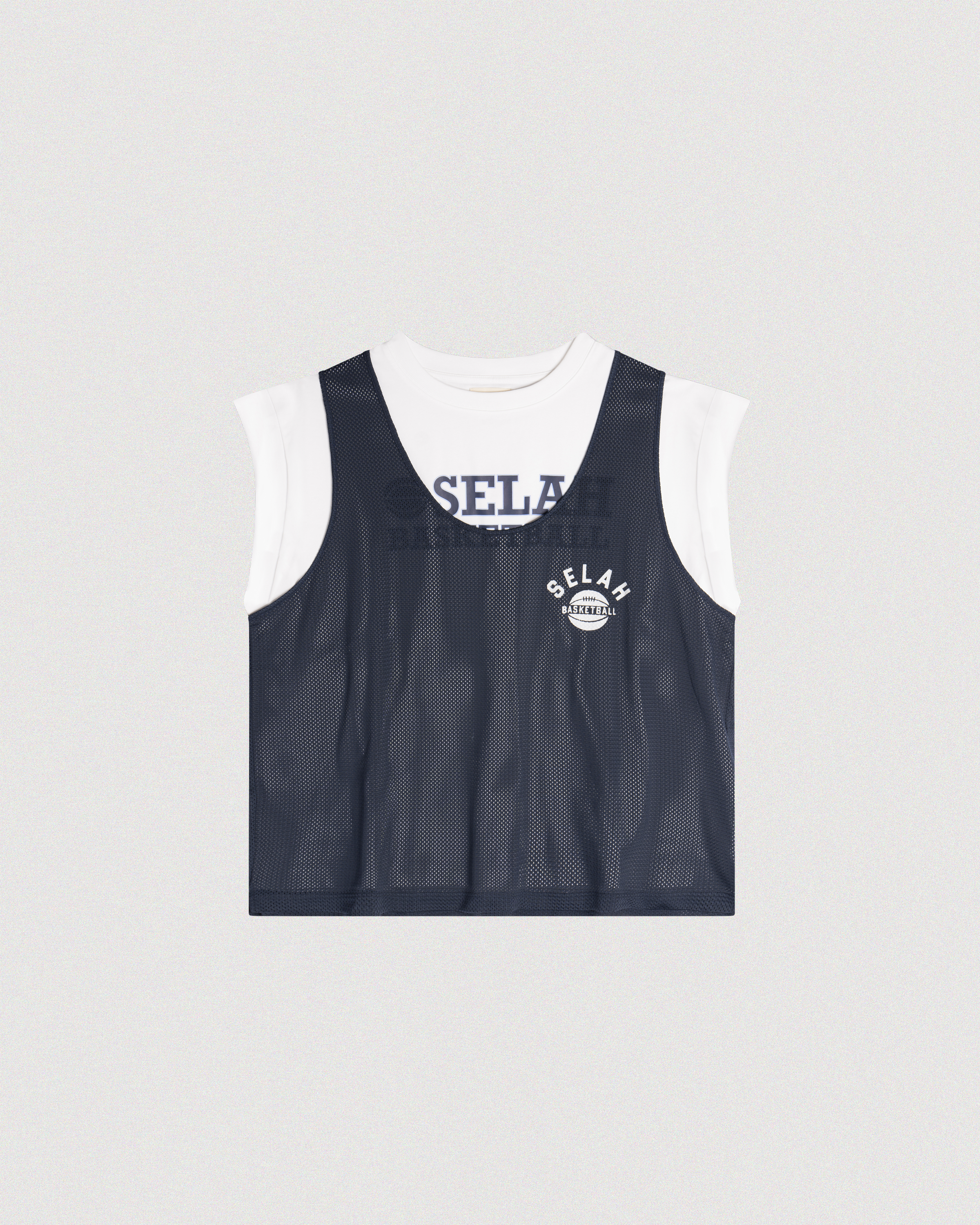 "SELAH BASKETBALL" PRACTICE JERSEY CUT OFF TEE