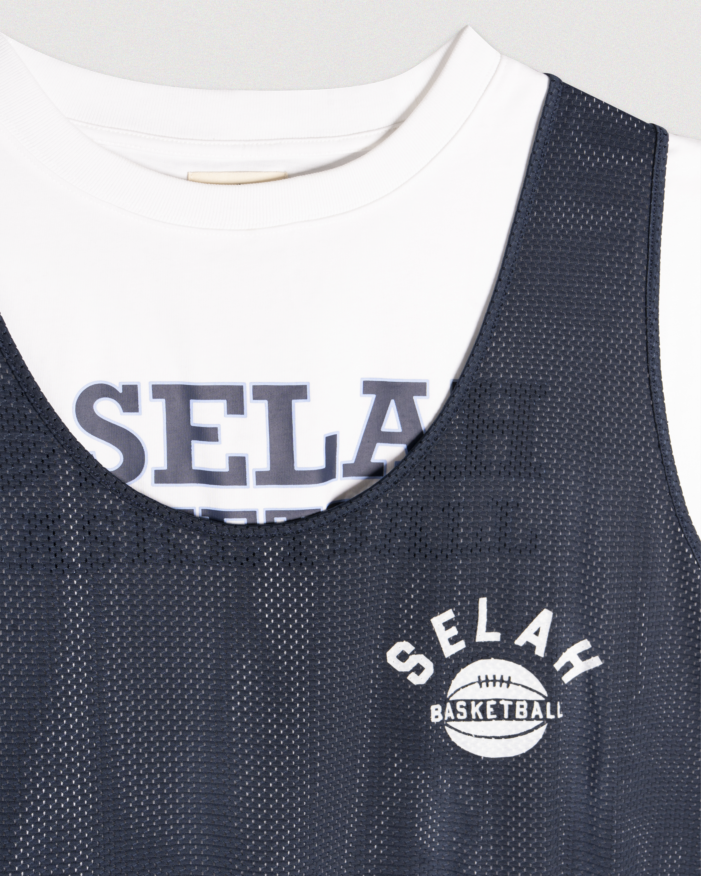 "SELAH BASKETBALL" PRACTICE JERSEY CUT OFF TEE