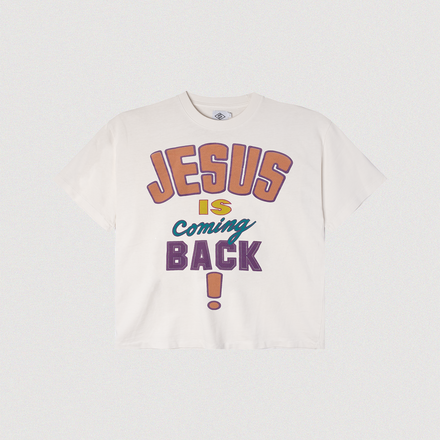 "JESUS IS COMING BACK" HEAVY TEE