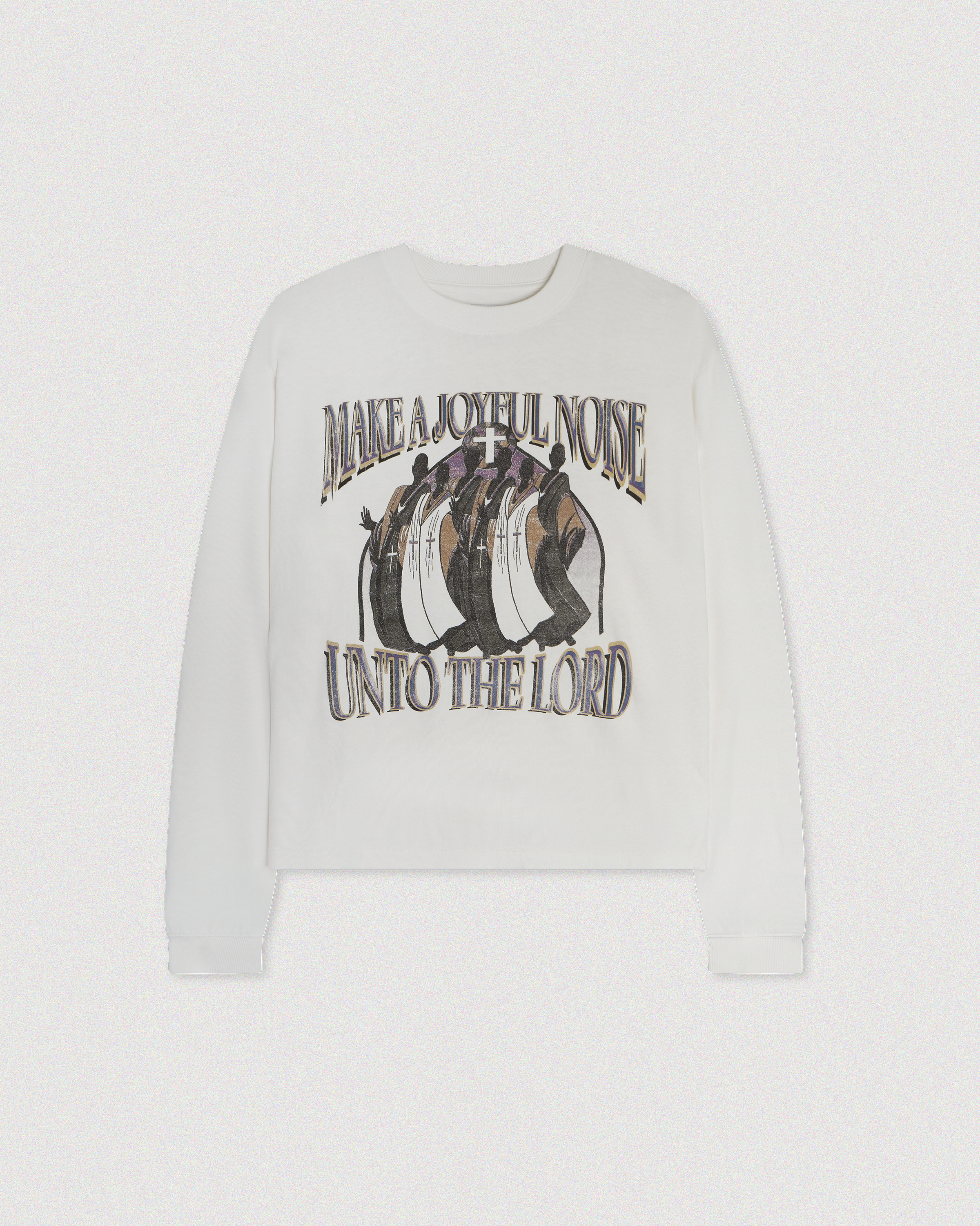 "JOYFUL NOISE" LONG SLEEVE TEE