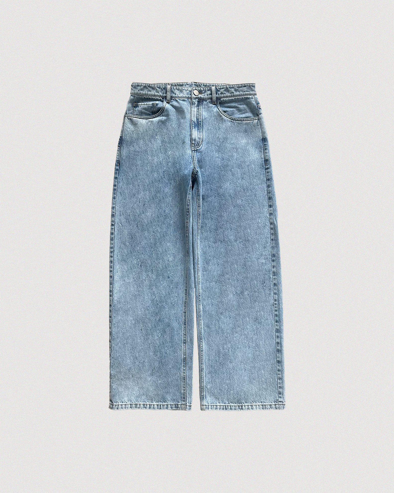 "LOGO" RELAXED DENIM