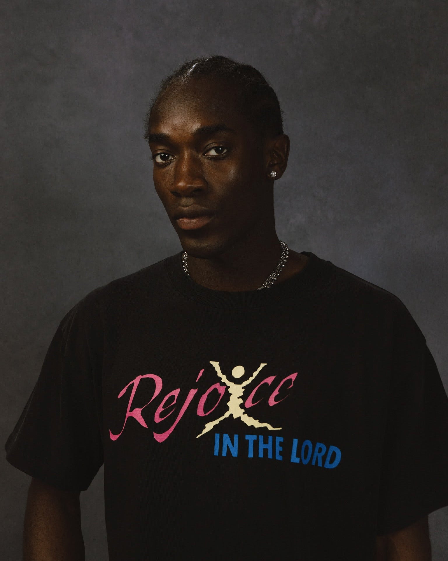 "REJOICE" TEE