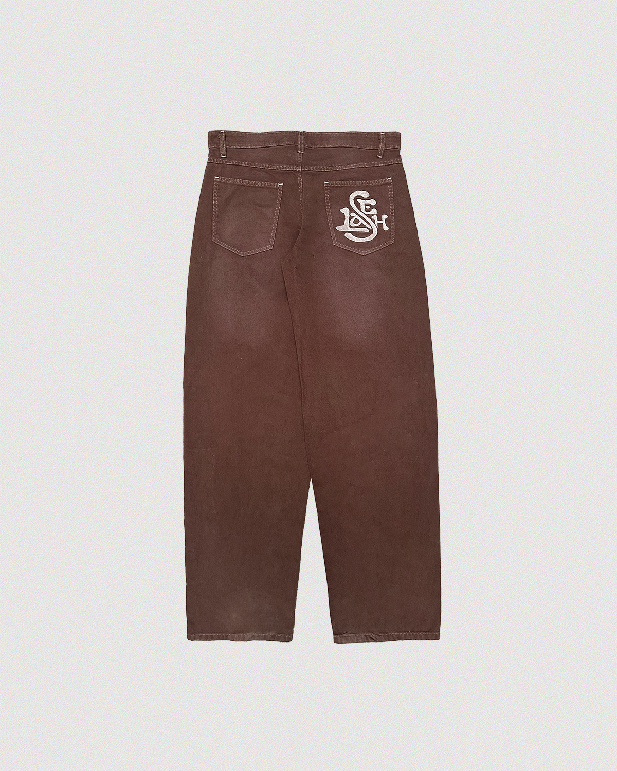 "LOGO" RELAXED DENIM