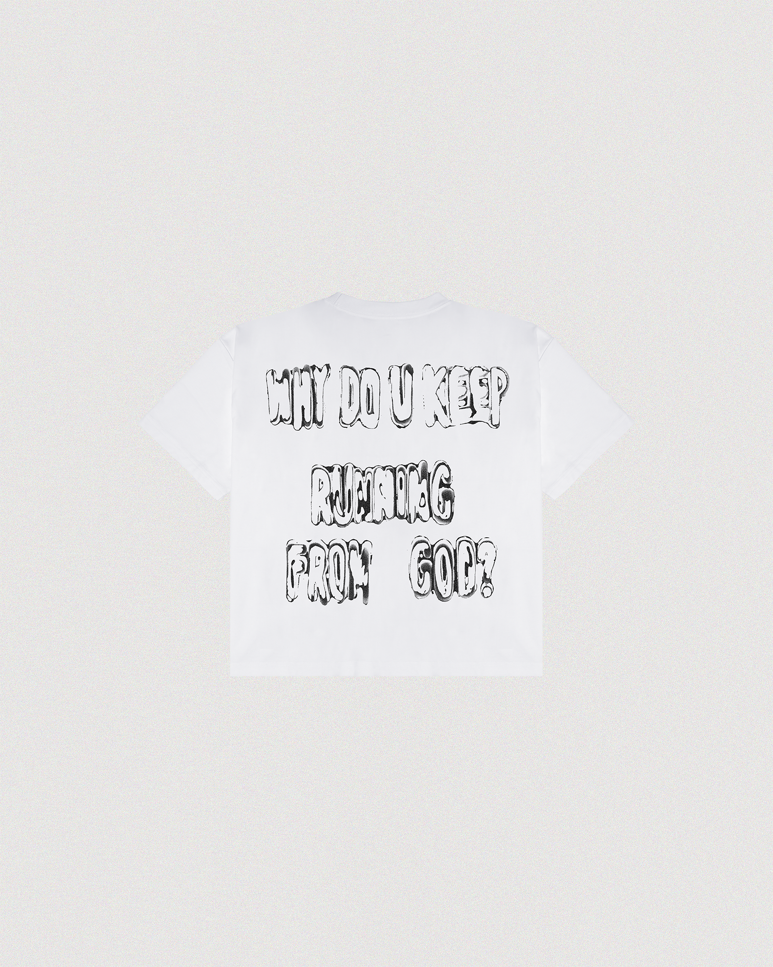 "RUNNING FROM GOD" TEE