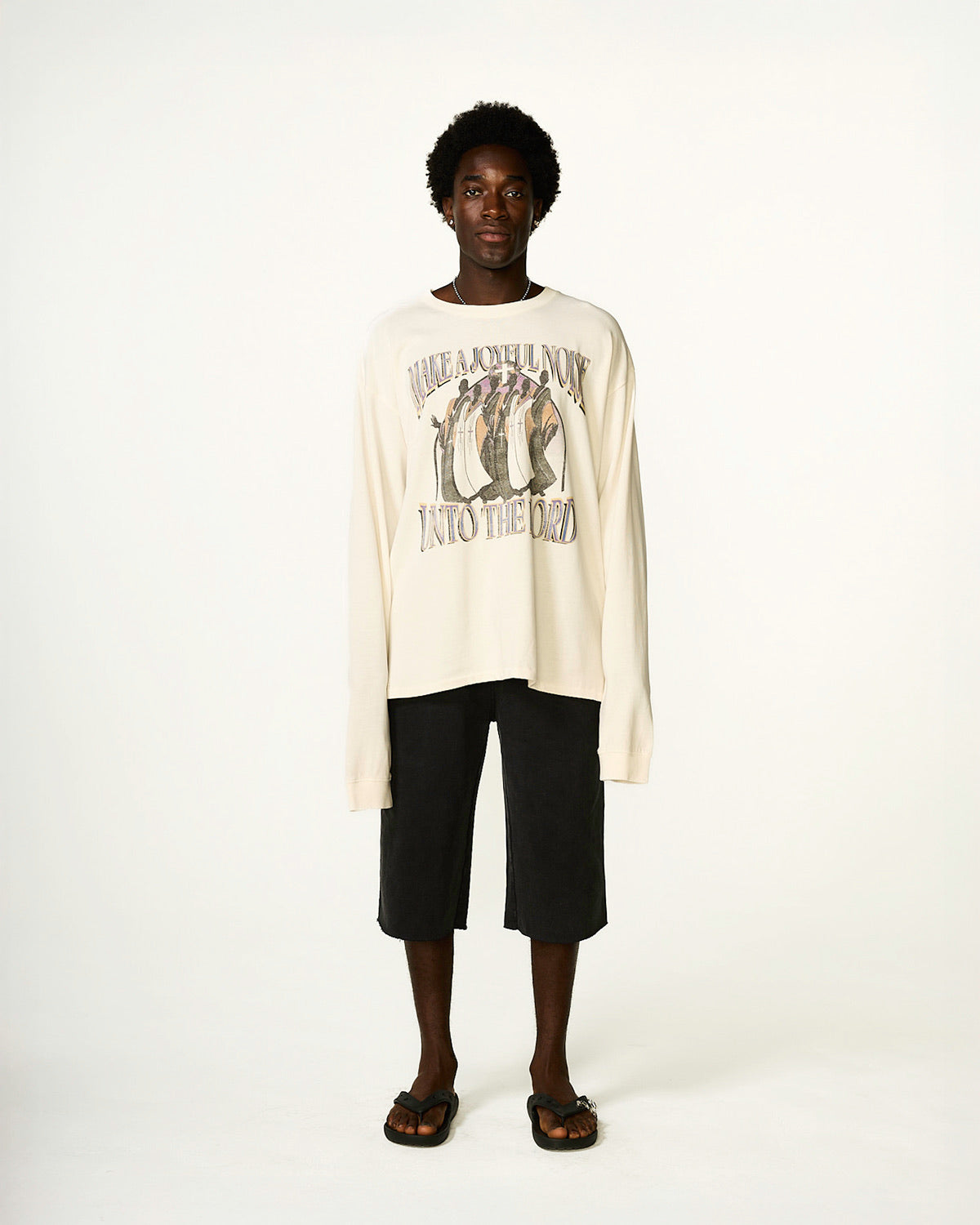 "JOYFUL NOISE" LONG SLEEVE TEE