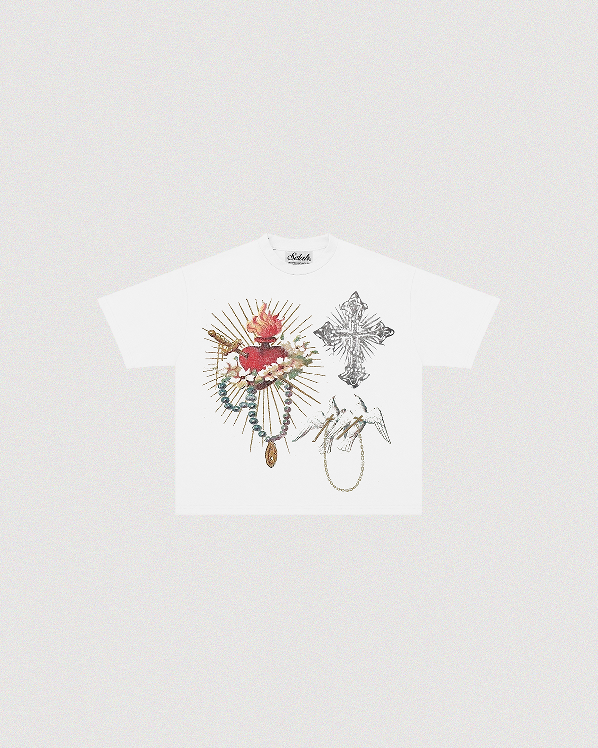 "SACRED HEART" HEAVY TEE