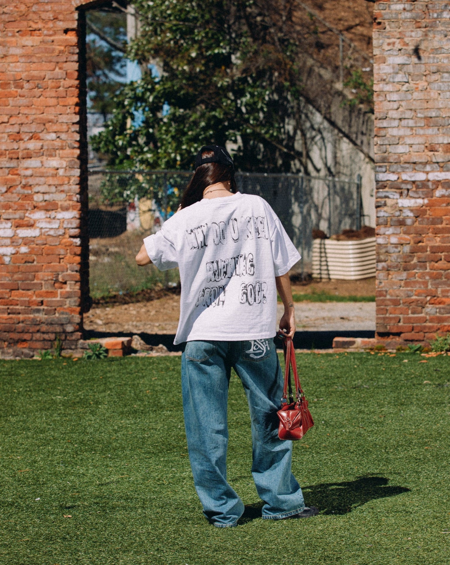 "RUNNING FROM GOD" TEE