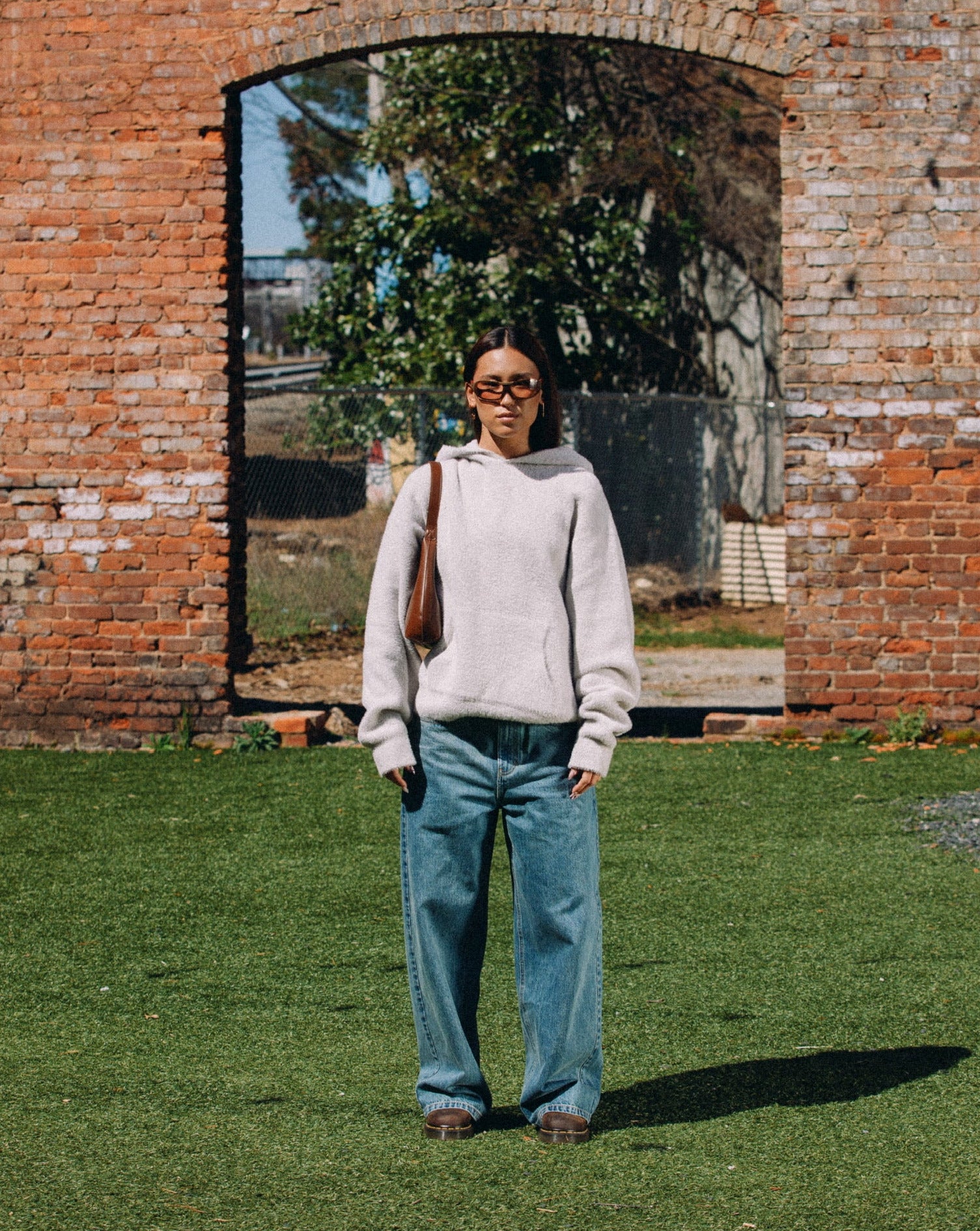 "LOGO" RELAXED DENIM
