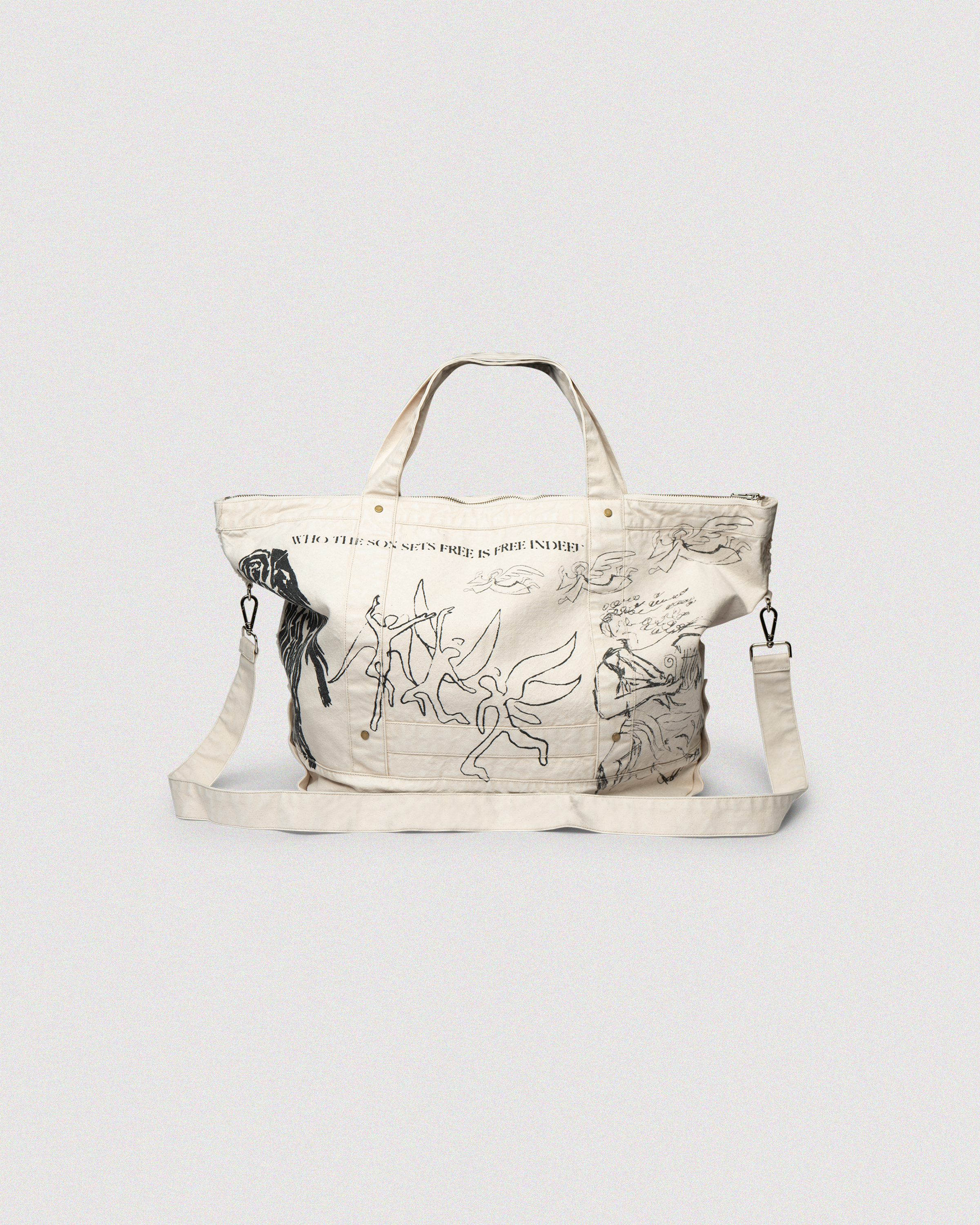"PATCHWORK" CANVAS TOTE BAG