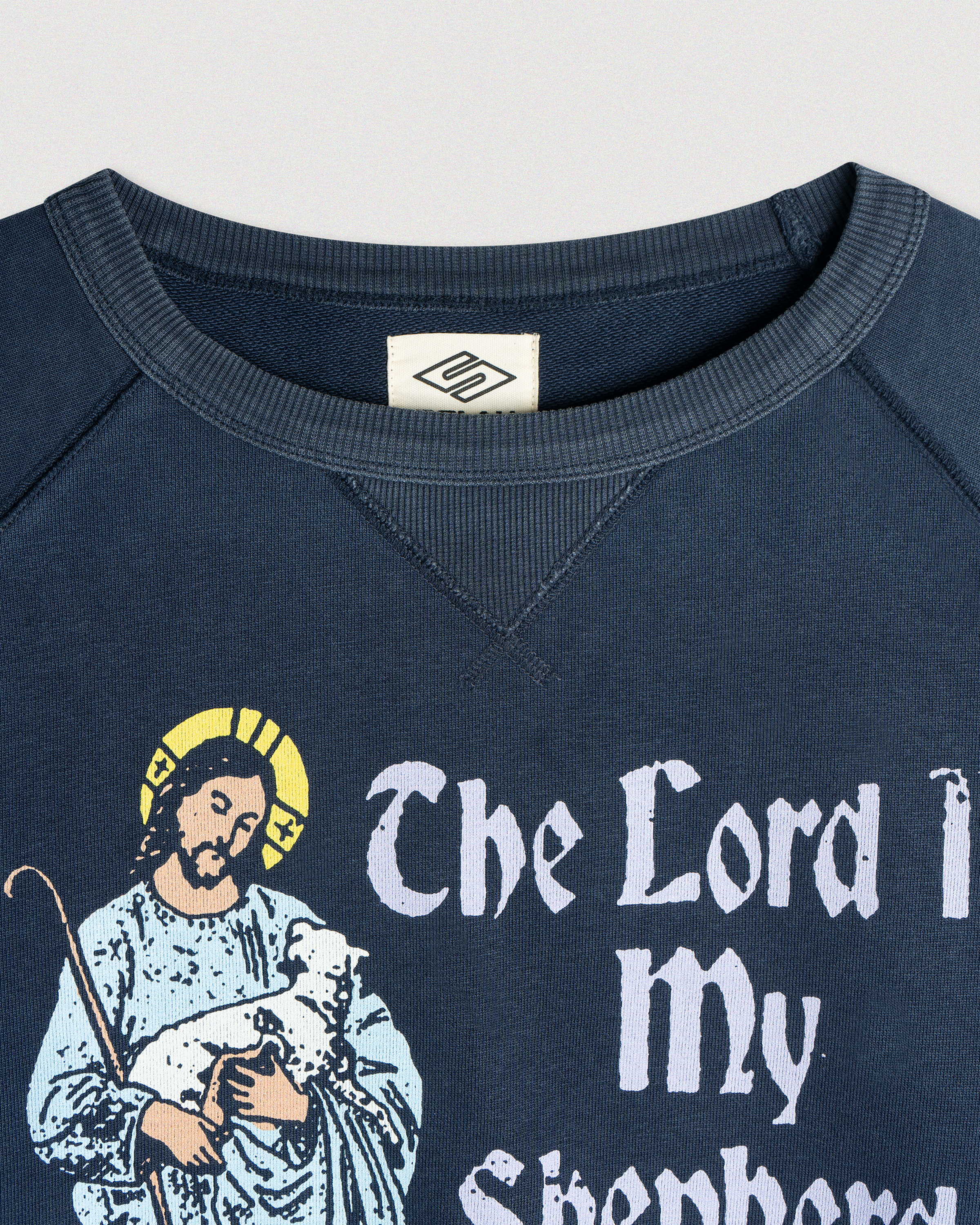 "SHEPHERD" 50'S RAGLAN CREWNECK