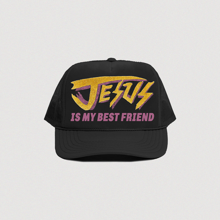 "JESUS IS MY BESTFRIEND" TRUCKER HAT