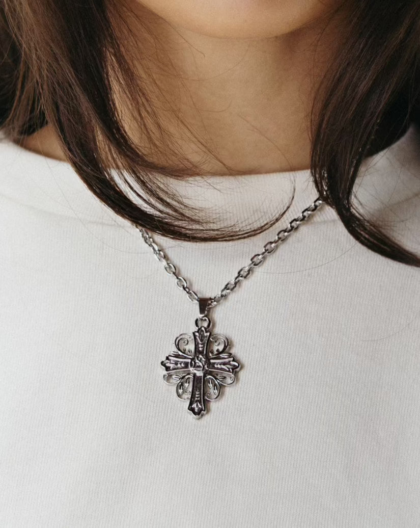 "CRUCIFIX" CHAIN NECKLACE