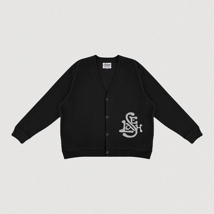 "LOGO" CARDIGAN