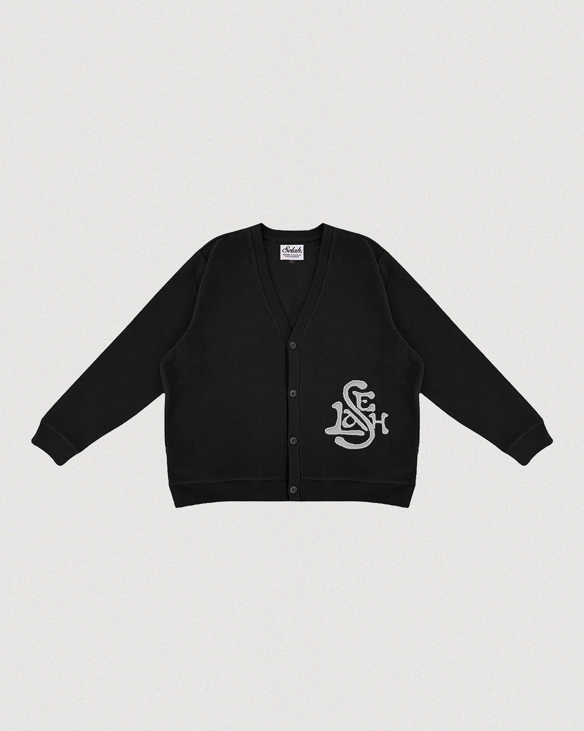 "LOGO" CARDIGAN