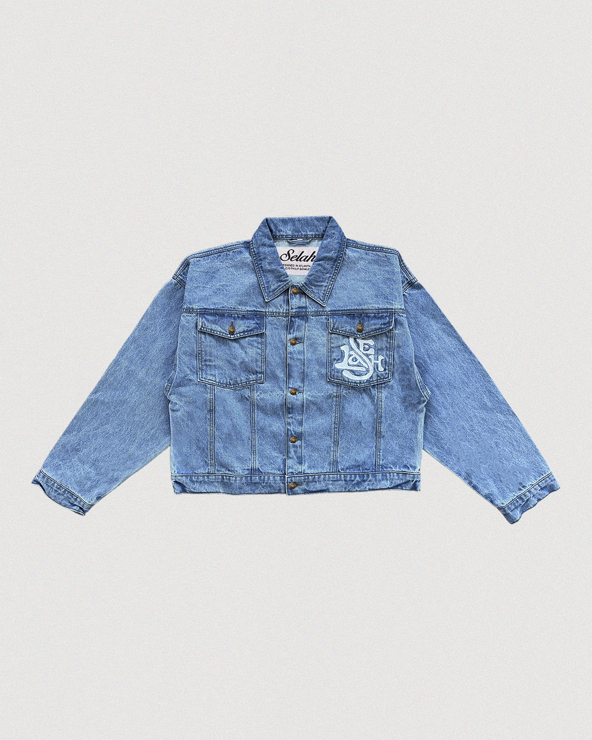 "LOGO" JEAN JACKET