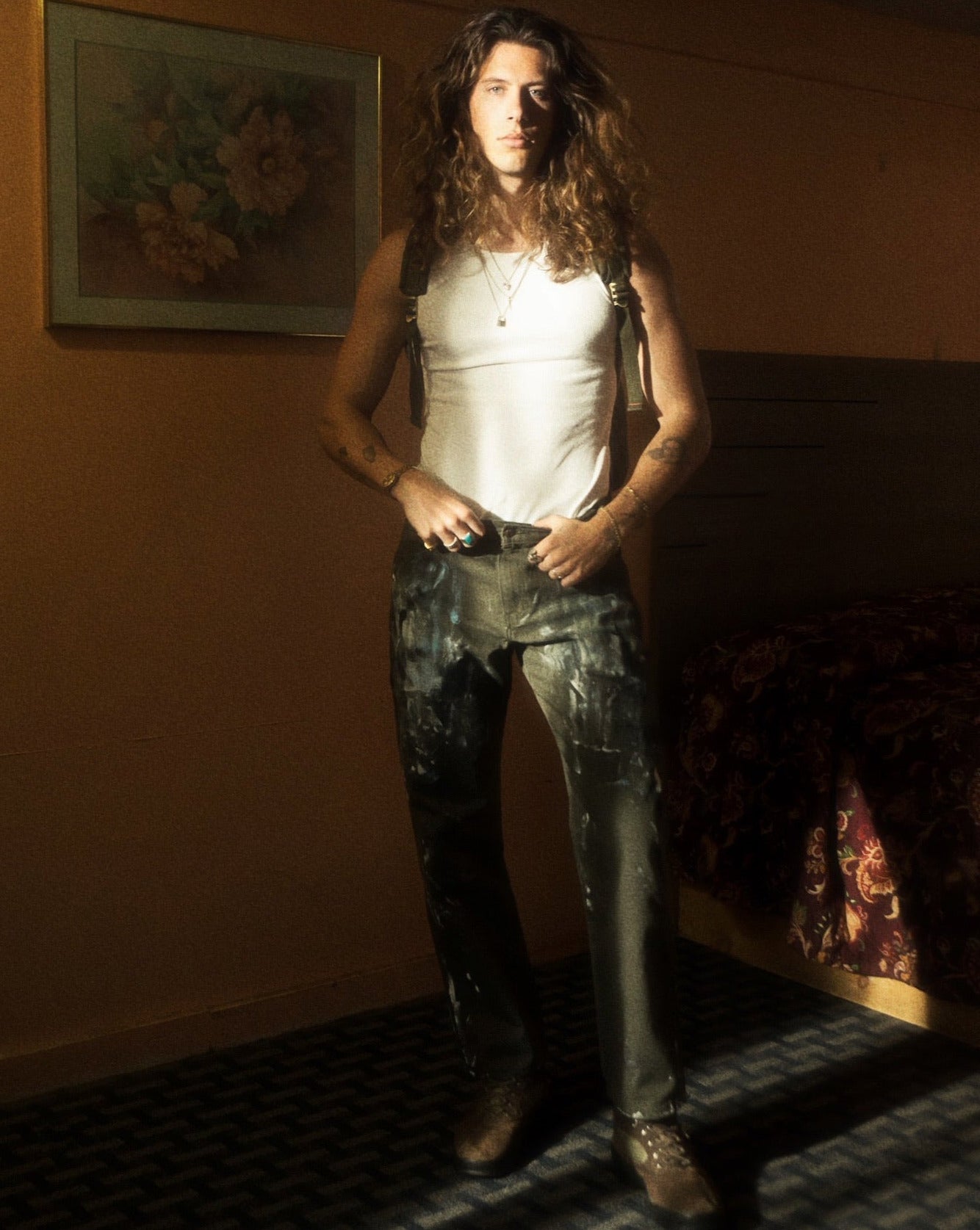 "MOSAIC" PAINTERS PANT