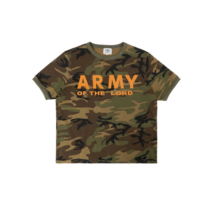 "ARMY OF THE LORD" 70'S RINGER TEE