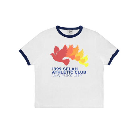 "NYC ATHLETIC CLUB" 70'S RINGER TEE
