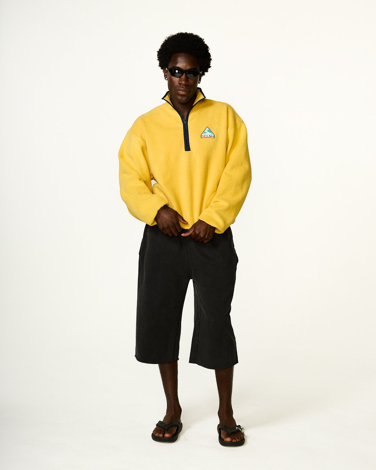 "LOUNGE" CUT-OFF SHORTS