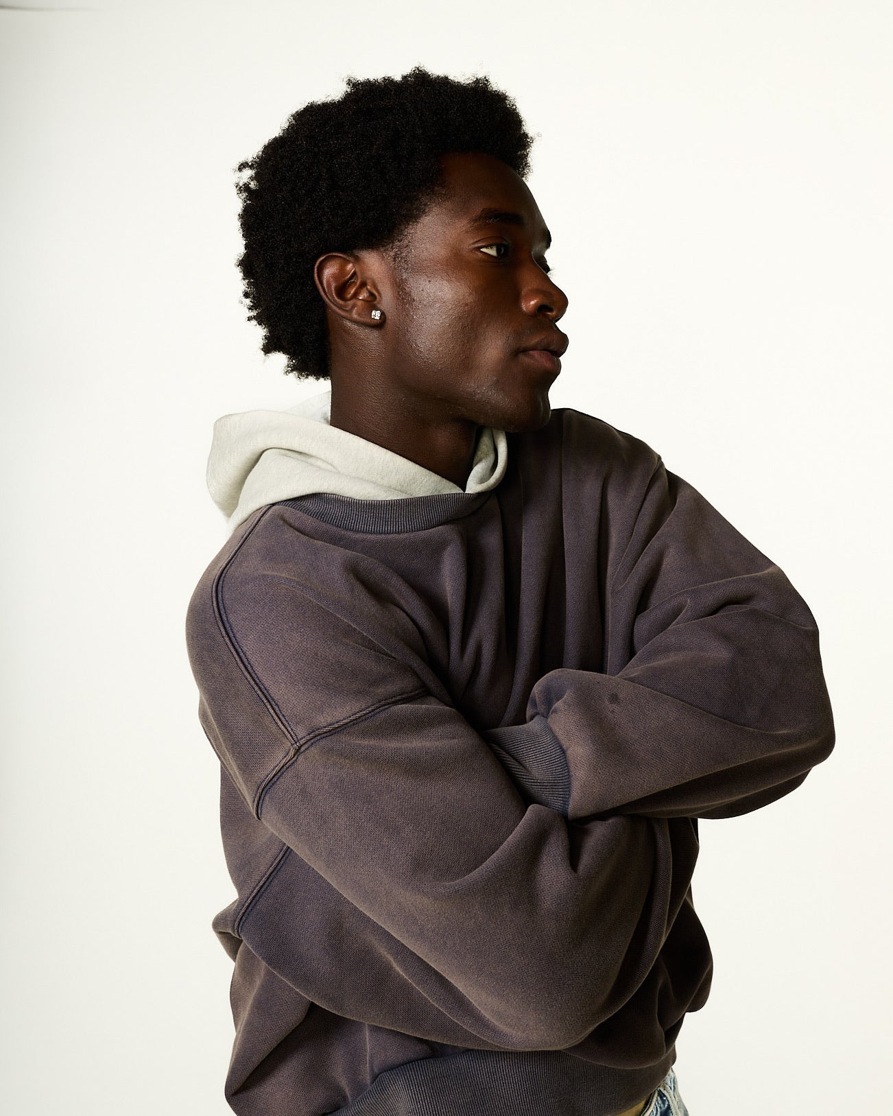 "ROCKY" LAYERED HOODIE
