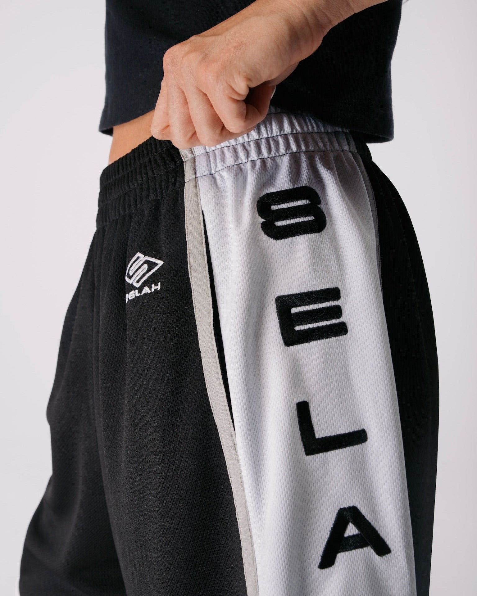 "MIXTAPE" OVERSIZED BASKETBALL SHORTS