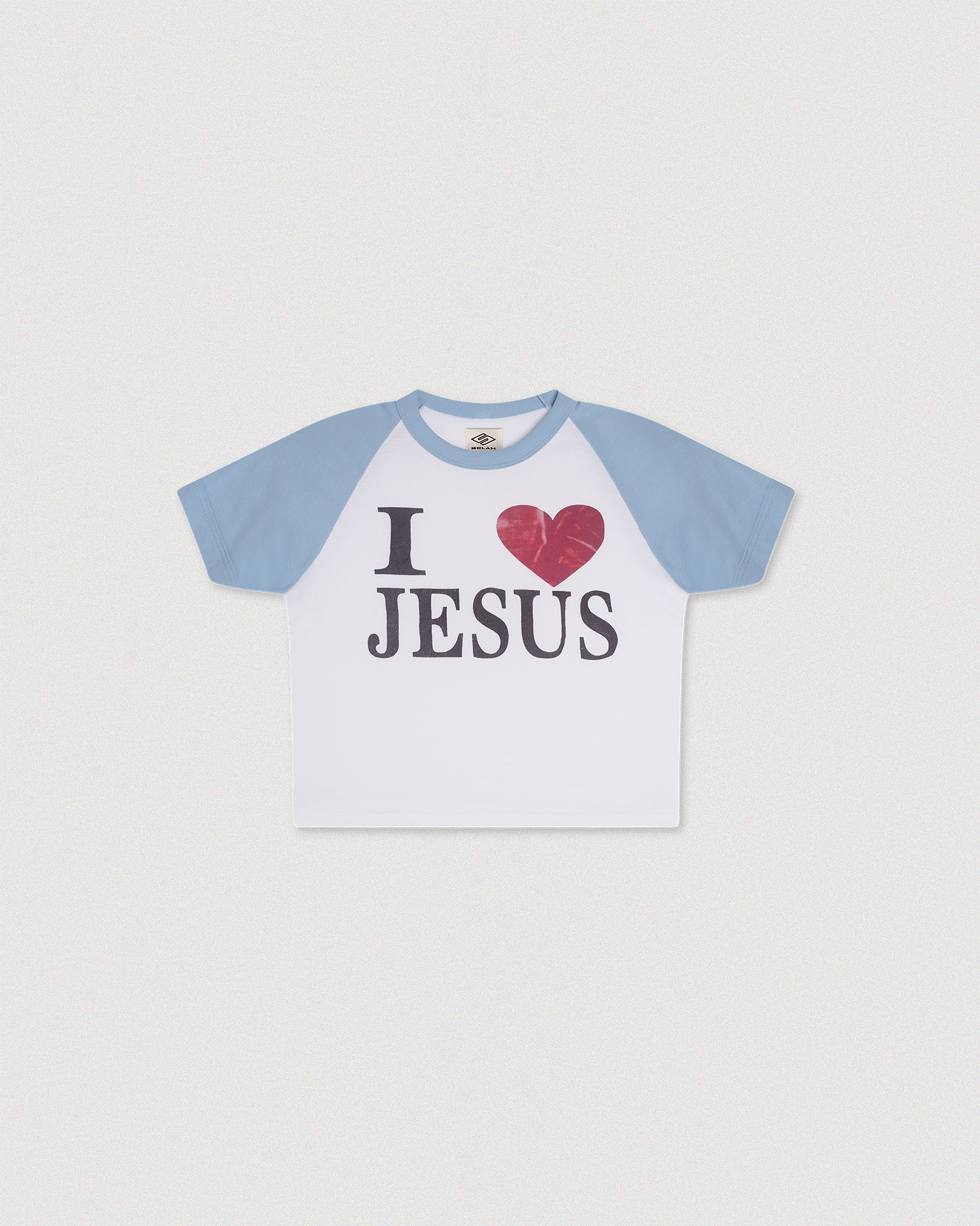 "I <3 JESUS" RAGLAN BABY TEE