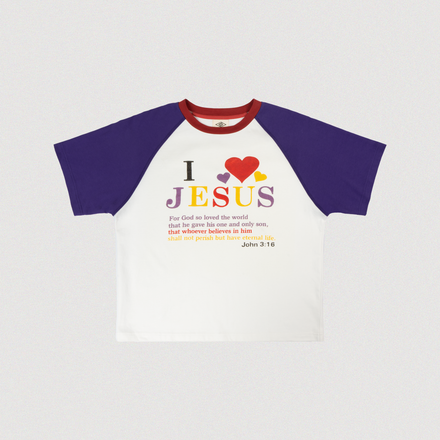 "JOHN 3:16" RAGLAN TEE