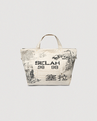 BLACK FRIDAY GIFT "PATCHWORK" CANVAS TOTE BAG