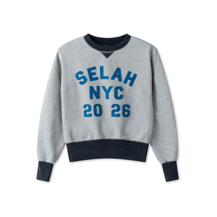 "SELAH NYC" CROPPED CREWNECK