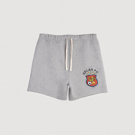 "SELAH FC" CUT OFF TERRY SHORTS