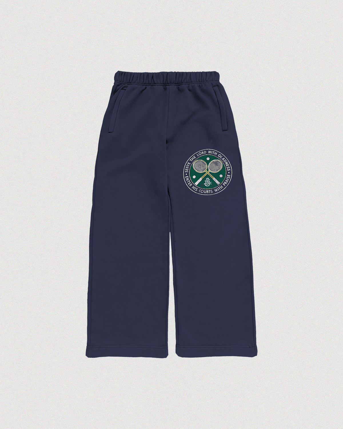 "SERVE THE LORD" SUN-FADED BAGGY SWEATPANTS