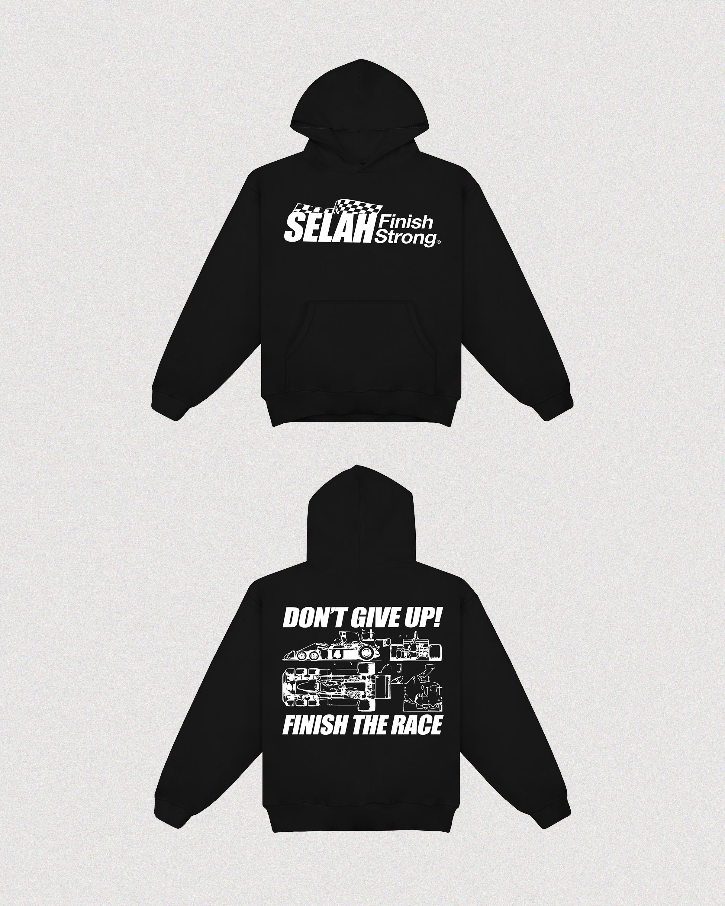 "Don't Give Up!" Heavyweight Hoodie